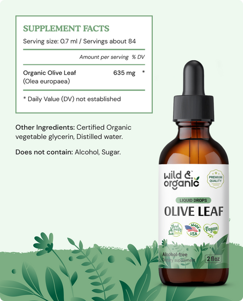 Olive Leaf Tincture - 2 fl.oz. Bottle