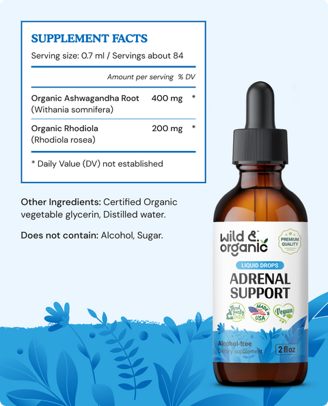 Adrenal Support Tincture - 2 fl.oz. Bottle