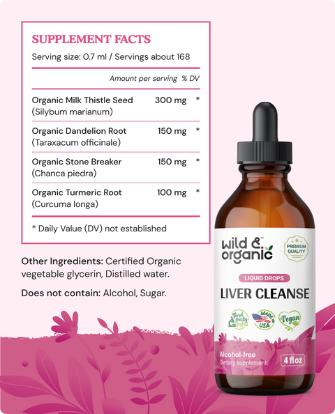Liver Cleanse Tincture - 4 fl.oz. Bottle