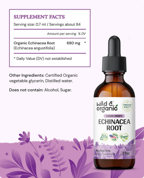 Echinacea Root Tincture - 2 fl.oz. Bottle