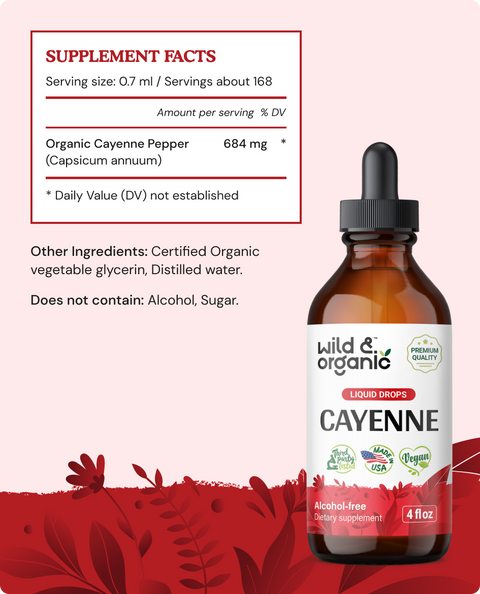 Cayenne Tincture - 4 fl.oz. Bottle