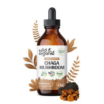 Chaga Mushroom Tincture - 4 fl.oz. Bottle