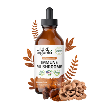 Immune Mushrooms Tincture - 4 fl.oz. Bottle