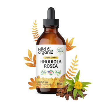Rhodiola Rosea Tincture - 4 fl.oz. Bottle