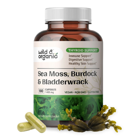 Sea Moss, Burdock and Bladderwrack Capsules