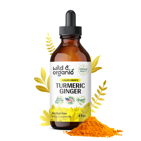 Turmeric & Ginger Tincture - 4 fl.oz. Bottle